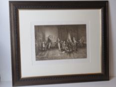Print; CM Hardy 'Burns First Meeting with Scott', sight size 39.5 x 26.
