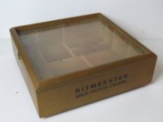An advertising display box for Ritmeester Mild Dutch Cigars.