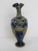 A Royal Doulton Lambeth ewer a/f handle deficient,