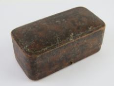 A vintage watch box for H L Brown Son Ltd, 65 Market Place Sheffield, and at London, W. 9.5cm wide.