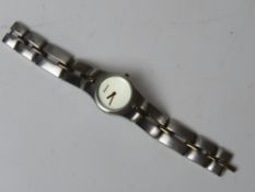 A ladies DKNY stainless steel wrist watch numbered 250004 NY-3010