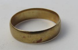 A 9ct gold ring, the band hallmarked for Birmingham, size O, 2.4g.