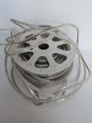 A large reel of LED lighting cable.
