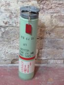 A British Navy Submarine Smoke Signal Mk N7 Mod 2, with stencilling and safety pin, also dated 75.