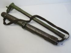 An Mg42/53 spare barrel case and an MG42/53 Lafette anti aircraft leg.