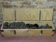 A Falklands War British Army perimeter infrared lighting system.