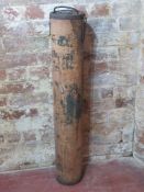 A WWII German Nebelwerfer Transit case, made from compressed wood.