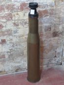 An inert British 20pr shell with extended neck Parabellum type proof. Case dated 1953. Approx.