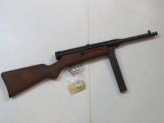 A deactivated Beretta Mod. 38/44 sub machine gun smooth barrel.