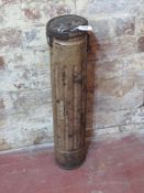 A WWII German Afrika Korp 10cm Nebelwerfer Munition transit case,