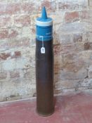 An inert British 105mm TK Practice Round, projectile dated 1987, case is 105 Pzk M68. Approx.