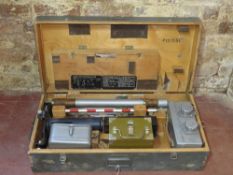 A Russian sight calibration apparatus in box with stencilling.