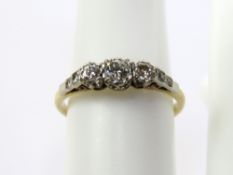 An early 20th century diamond ring.