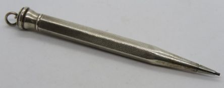 A Sterling silver propelling pencil with