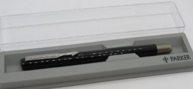 A Parker Vector fountain pen, black and