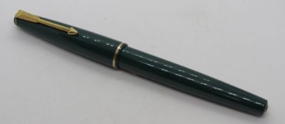 A Parker '17' fountain pen, hooded nib,