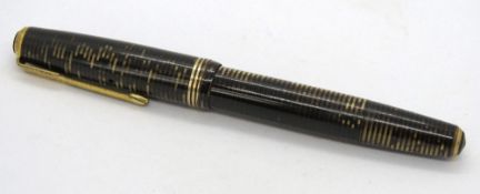 A Parker Duofold Speedline fountain pen