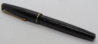 A Parker '17' Lady fountain pen, black,