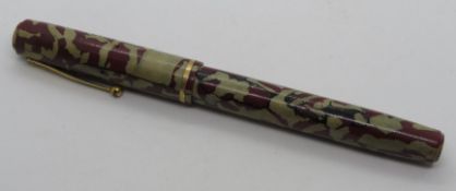 A Watermans (Canada) fountain pen, red m