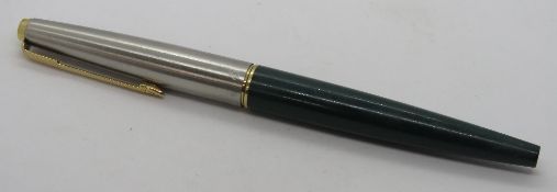 A Parker (USA) '45' fountain pen, green,