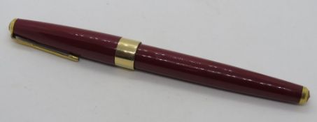 A Parker '17' fountain pen with 14ct gol