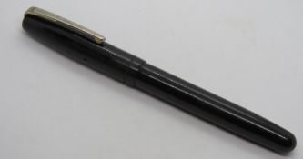 A Watermans fountain pen with 14ct gold