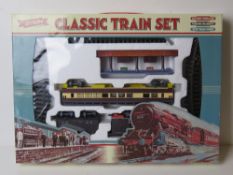 A SupeRetro toy Classic Train Set in original packaging.