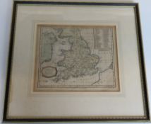 Map of England and Wales engraved by J B