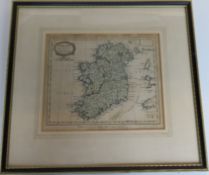 Map of Ireland engraved by J Barlow, 'Pu
