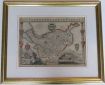 Map of Cheshire attributed to Thomas Hou