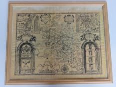 Map of Buckingham both Shyre, and Shire,