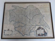 Print; 'The Doncella Map Series Yorkshir