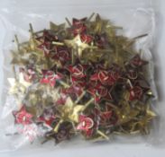 A large quantity of Soviet badges.