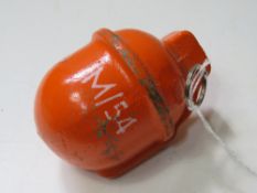 A Danish M/54 Blind practice håndgranat, with original stencilling and pin.
