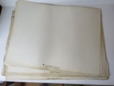 A quantity of c1940s-50s nautical charts inc Loch Scridain surveyed by Commander E J Bedford,