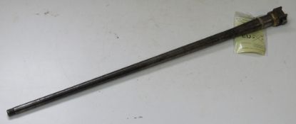 A deactivated MG08 barrel with certificate.