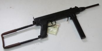 A deactivated Madsen M50 sub machine gun.