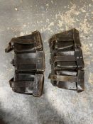 A pair of WWII German K98 ammo pouches.