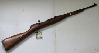 A deactivated Polish WZ48 .22 LR Calibre
