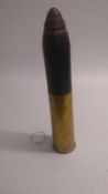 A WWI British 18 pounder shell with deta