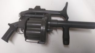 A deactivated (UK Cert) Milkor 40mm mult