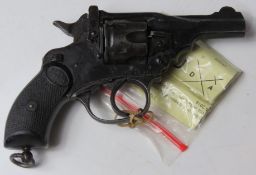 A deactivated Webley MK IV snub nosed re