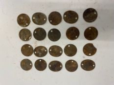 A quantity of WWII British Army dog tags