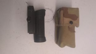 An Eclan 4x reticle scope with Picatinny