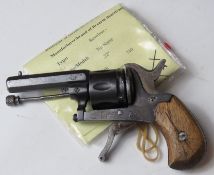 A deactivated Belgian Bulldog Type .22 C