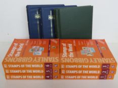 Stanley Gibbons 2013 edition catalogue in six volumes, together with empty albums.