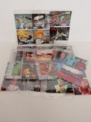 Postcards; Stingray, Thunderbirds, Captain Scarlet, Space, UFO, and Joe 90. Approx 48 items.