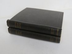 Two Viscount stamp albums containing various world stamps including Japanese occupation of Burma,