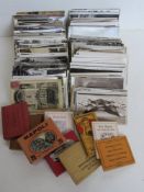 A large quantity of postcards, approx 400 items.