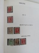 Stamps; a Stamford album containing various 20th century stamps, Ceylon, Cayman Islands,